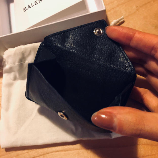 Balenciaga(バレンシアガ)の空様専用　BALENCIAGA ミニウォレット　黒 レディースのファッション小物(財布)の商品写真