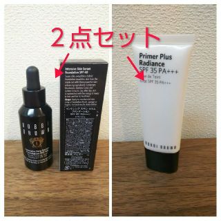 ボビイブラウン(BOBBI BROWN)の【２点】ボビイブラウン インテンシブスキンセラム ファンデーション & 下地(ファンデーション)