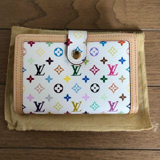 ルイヴィトン(LOUIS VUITTON)のルイヴィトン ポルトモネ ビエ・ヴィエノワ モノグラムマルチカラー 二つ折り財布(財布)