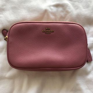 COACH コーチ 新品  ミニバッグ お財布  ピンク クラッチ バッグ