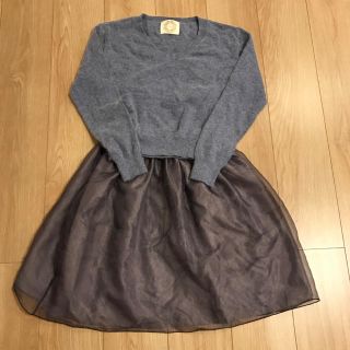 プロポーションボディドレッシング(PROPORTION BODY DRESSING)のプロポーションボディドレッシング チュールワンピース(ひざ丈ワンピース)