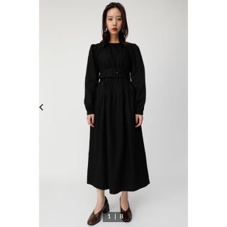 マウジー(moussy)のMoussy  OPEN BACK LONG SLEEVE ワンピース(ロングワンピース/マキシワンピース)