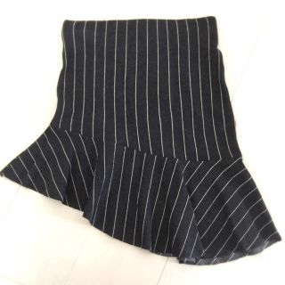 ザラ(ZARA)のストライプマーメードskirt(ミニスカート)