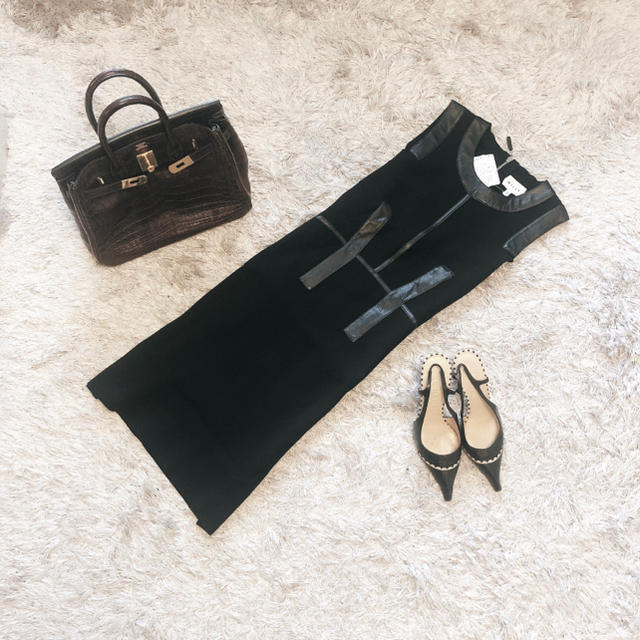 極美品 MILLY ミリー 美ラインペンシルワンピース 0