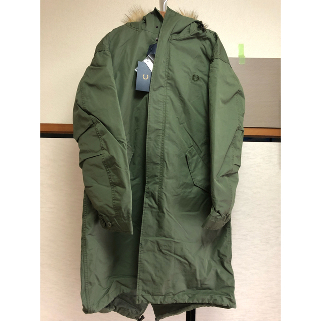 FRED PERRY(フレッドペリー)のフレッドペリー モッズコート F2607メンズ Mサイズ 46_OLIVE メンズのジャケット/アウター(モッズコート)の商品写真