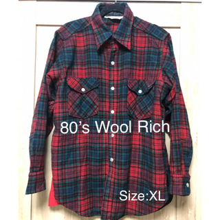 ウールリッチ(WOOLRICH)の80’s Woolrichウールリッチ　ウールシャツ(シャツ)