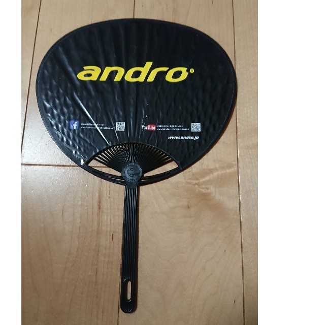 非売品 卓球うちわ andro スポーツ/アウトドアのスポーツ/アウトドア その他(卓球)の商品写真