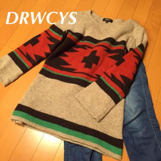 ドロシーズ(DRWCYS)のネイティヴ柄☆アンゴラニット(ニット/セーター)