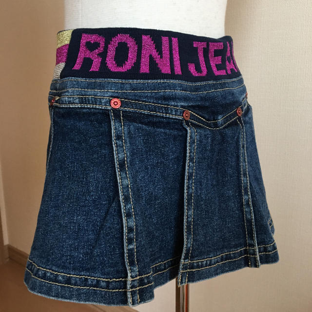 RONI(ロニィ)のデニム　スカパン   キッズ/ベビー/マタニティのキッズ服女の子用(90cm~)(スカート)の商品写真