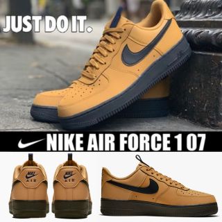 ナイキ(NIKE)のNIKE AIR FORCE 1 '07 BROWN 27cm(スニーカー)