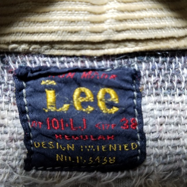 Lee(リー)のスペシャル！セパレートLee101LJ赤タグストームライダー38チェーン刺繍 メンズのジャケット/アウター(Gジャン/デニムジャケット)の商品写真