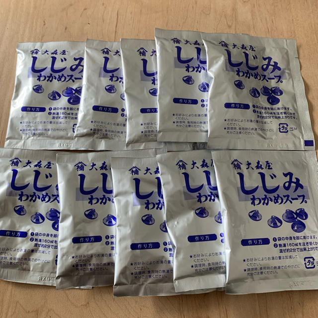 コストコ(コストコ)の大森屋 しじみわかめスープ 10袋 食品/飲料/酒の加工食品(インスタント食品)の商品写真