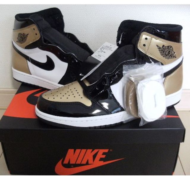 NIKE - ゴールドトゥ！ＡＩＲ ＪＯＲＤＡＮ １ ＲＥＴＲＯ ＨＩＧＨ ＯＧ ＮＲＧ