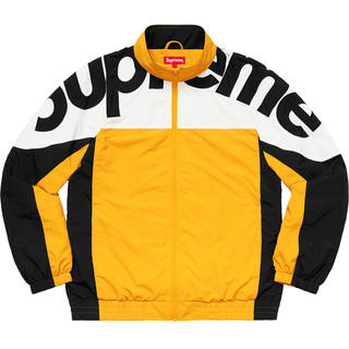 シュプリーム(Supreme)のSupreme Shoulder Logo Track Jacket イエロー(ナイロンジャケット)