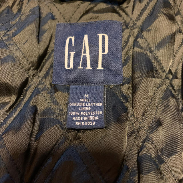 GAP(ギャップ)のGAP リアルレザー ハーフコート Lサイズ メンズのジャケット/アウター(レザージャケット)の商品写真