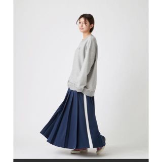 ビューティアンドユースユナイテッドアローズ(BEAUTY&YOUTH UNITED ARROWS)のTRUNO by NOISE MAKER スウェットプリーツスカート(ロングスカート)