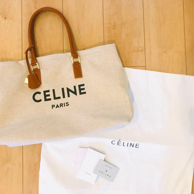 celine - ☆richi様専用☆CELINEロゴ入 キャンバストートバッグの通販