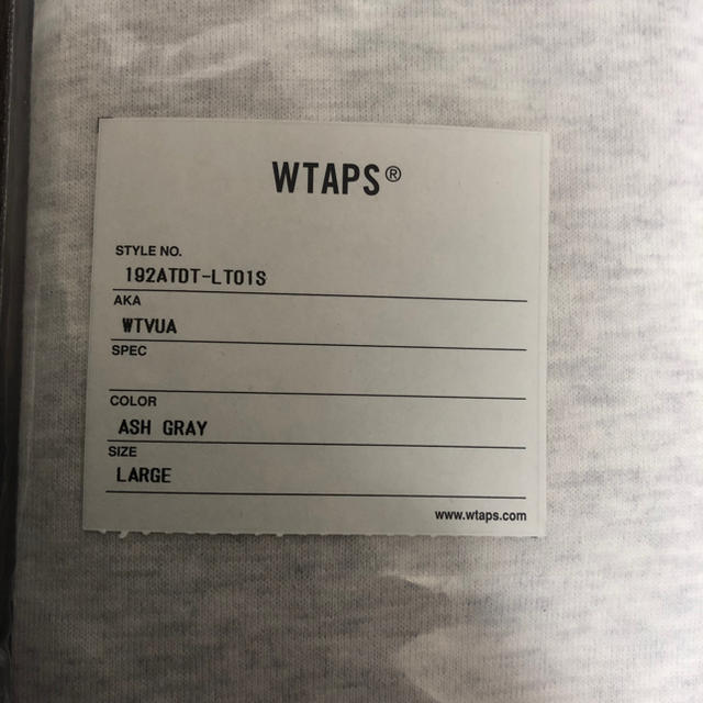 W)taps(ダブルタップス)のWTVUA 192ATDT-LT01S  メンズのトップス(Tシャツ/カットソー(七分/長袖))の商品写真