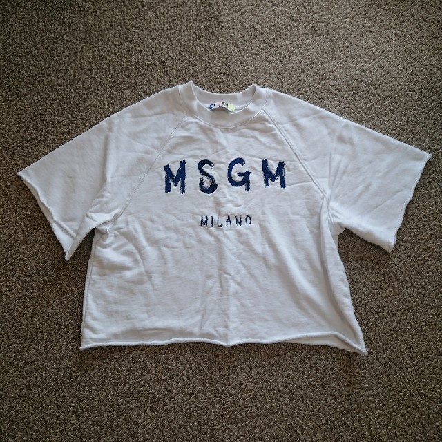 MSGM スエット生地 オーバーサイズTシャツ