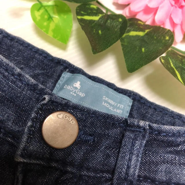 babyGAP(ベビーギャップ)のベビーギャップ  防寒パンツ 秋 冬  裏起毛 デニム ミキハウス ファミリア キッズ/ベビー/マタニティのベビー服(~85cm)(パンツ)の商品写真