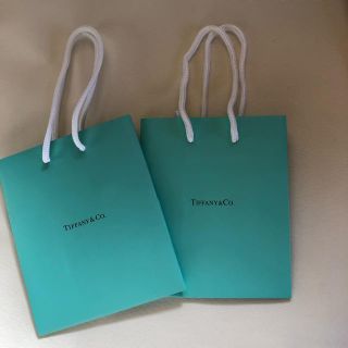 ティファニー(Tiffany & Co.)のティファニーのショップ袋(小)  2枚(ショップ袋)