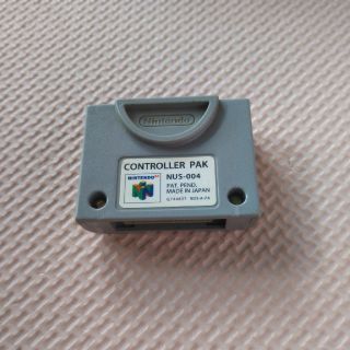 ニンテンドウ64(NINTENDO 64)のNintendo64　コントローラパック(家庭用ゲーム機本体)