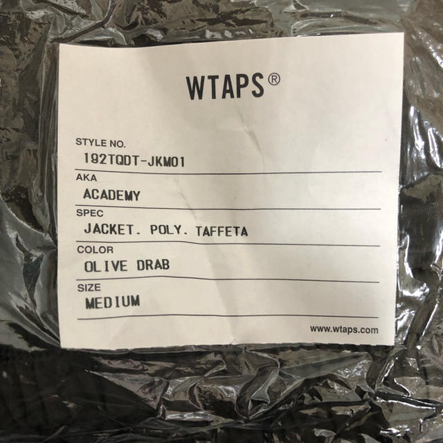 定価以下WTAPS 192TQDT-JKM01 ACADEMY / JACKET