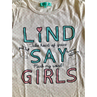 リンジィ(Lindsay)のLINDSAY☆リンジィ 長袖カットソー 140cm ナルミヤ(Tシャツ/カットソー)