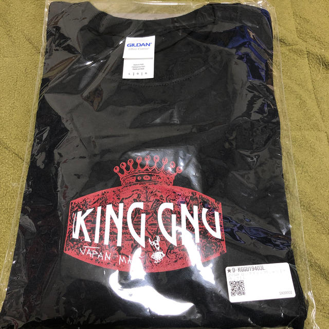 King gnu ロングTシャツ黒色Lサイズ