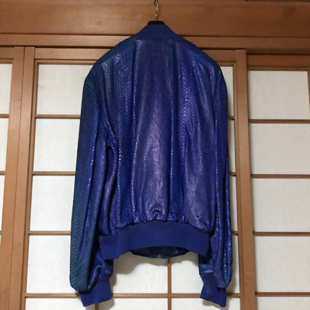 JOHN LAWRENCE SULLIVAN(ジョンローレンスサリバン)のvintage Genuine Python jacket メンズのジャケット/アウター(レザージャケット)の商品写真