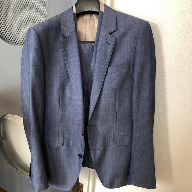 THE SUIT COMPANY(スーツカンパニー)のスーツセレクト ネイビー スリーピース メンズのスーツ(セットアップ)の商品写真