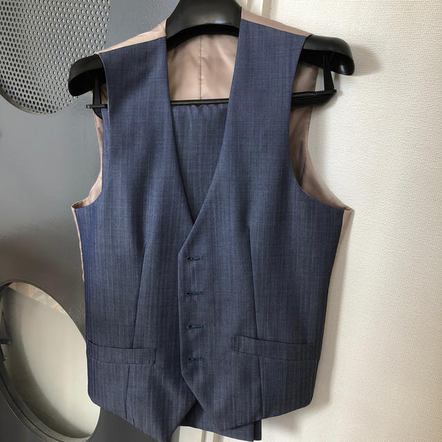 THE SUIT COMPANY(スーツカンパニー)のスーツセレクト ネイビー スリーピース メンズのスーツ(セットアップ)の商品写真