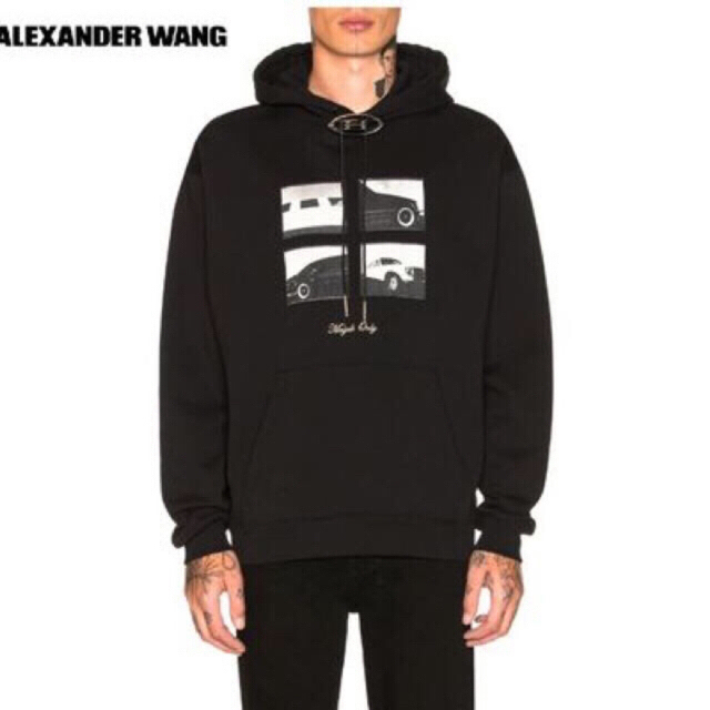Alexander Wang(アレキサンダーワン)の【新品未使用】Alexander Wang プリントパーカー　 メンズのトップス(パーカー)の商品写真