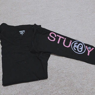 ステューシー(STUSSY)のStussy 黒T(Tシャツ(長袖/七分))