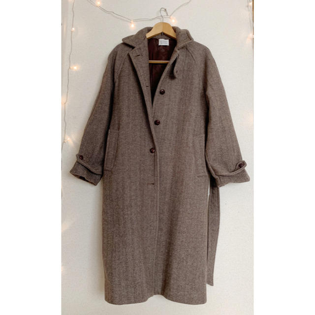 UNLABELED CAROL COAT(HERRINGBONE)の通販 by kuma's shop｜ラクマ