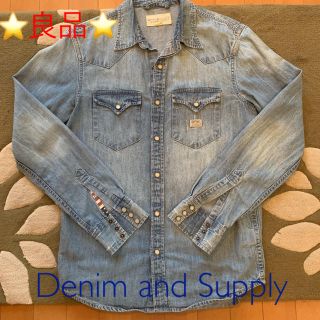 デニムアンドサプライラルフローレン(Denim & Supply Ralph Lauren)の【良品】Denim and Supply  ビンテージ  デニムシャツ(シャツ)