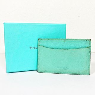 ティファニー(Tiffany & Co.)の【ティファニー】レザーカードケース(名刺入れ/定期入れ)