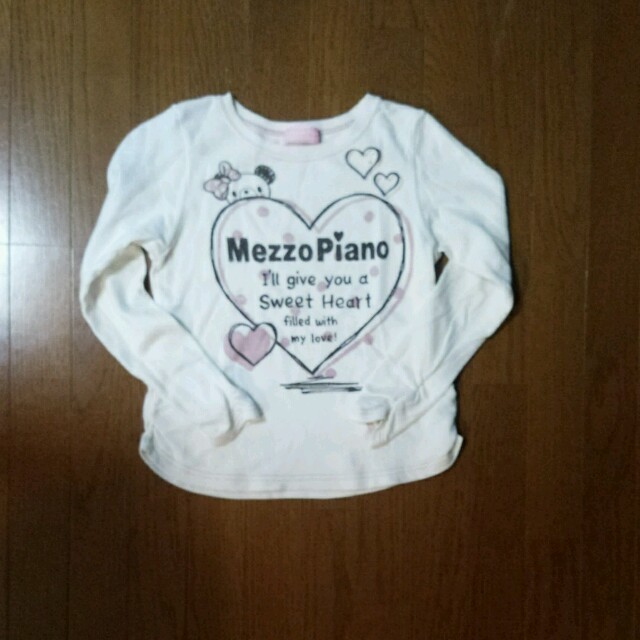 mezzo piano(メゾピアノ)のメゾピアノ　トレーナー キッズ/ベビー/マタニティのキッズ服女の子用(90cm~)(Tシャツ/カットソー)の商品写真