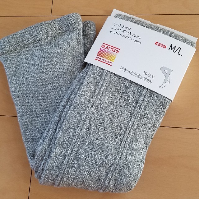 UNIQLO(ユニクロ)の【reo様専用】ユニクロ　☆ヒートテックニットレギンス　10分丈☆ レディースのレッグウェア(レギンス/スパッツ)の商品写真