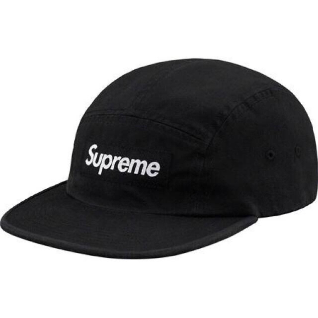 Supreme washed chino twill camp cap 19ss