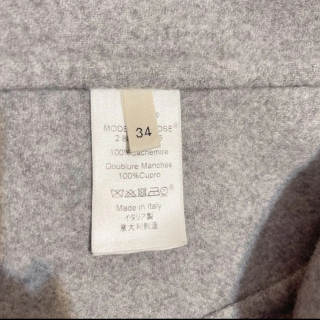 CELINE - Celine エッグクロンビー カシミヤコート グレーの通販 CELINE - Celine エッグクロンビー カシミヤコート グレーの通販