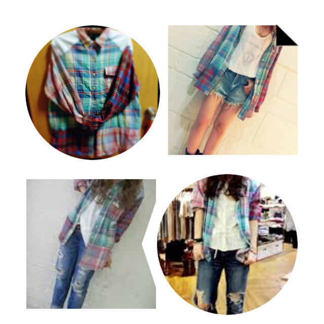 Ungrid(アングリッド)のUngrid♡コンビルーズチェックシャツ レディースのトップス(シャツ/ブラウス(長袖/七分))の商品写真