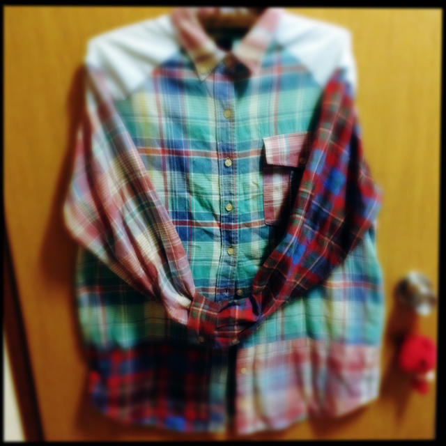 Ungrid(アングリッド)のUngrid♡コンビルーズチェックシャツ レディースのトップス(シャツ/ブラウス(長袖/七分))の商品写真