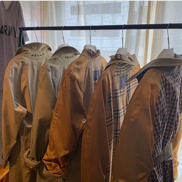 Shinzone(シンゾーン)のpreloved Burberry ステンカラーコート 定価78,840円 レディースのジャケット/アウター(ロングコート)の商品写真