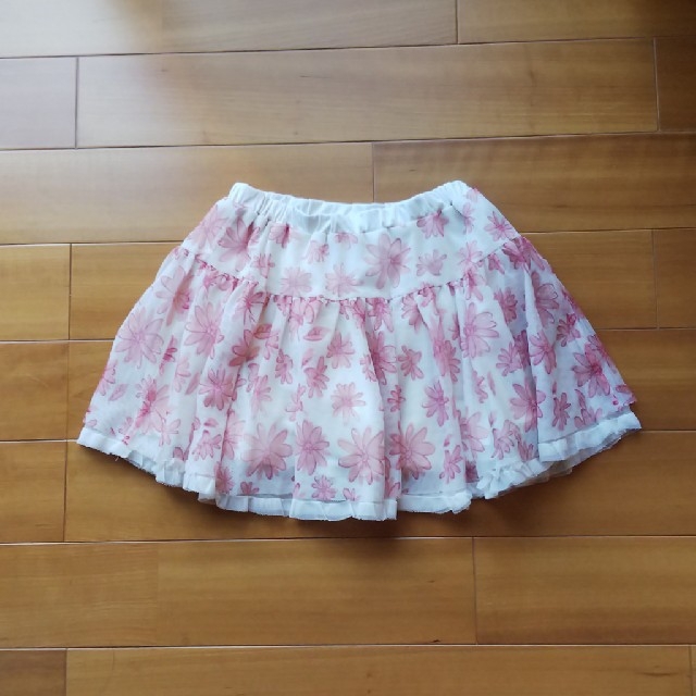 GU(ジーユー)のGUチュールスカート キッズ/ベビー/マタニティのキッズ服女の子用(90cm~)(スカート)の商品写真