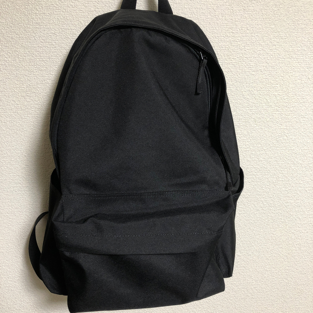 MUJI (無印良品)(ムジルシリョウヒン)の無印・撥水性リュックサック黒 レディースのバッグ(リュック/バックパック)の商品写真