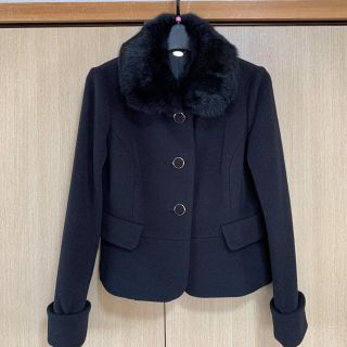 ミッシュマッシュ(MISCH MASCH)の＊美品＊ミッシュマッシュ ベルト付きショートコート(毛皮/ファーコート)