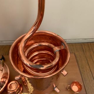 銅製蒸留器 アランビック 0.7L ランプセットの通販 by きの's shop|ラクマ