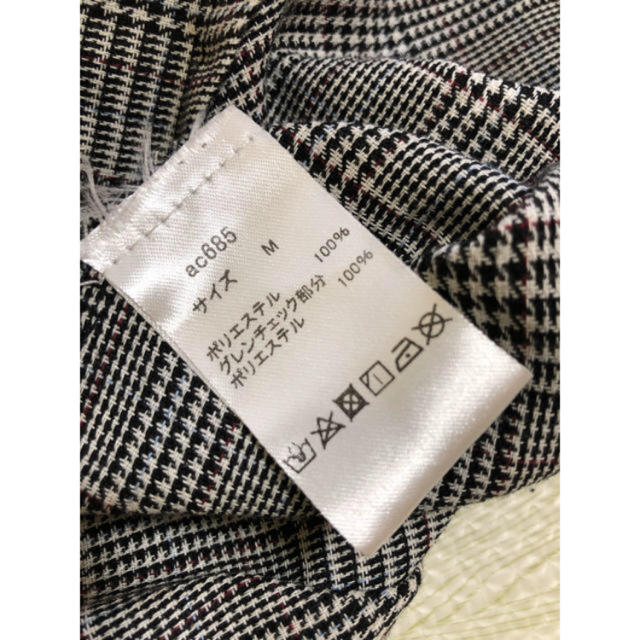 GRL(グレイル)のグレイル　ユニックチェックシャツ　美品 レディースのトップス(シャツ/ブラウス(長袖/七分))の商品写真