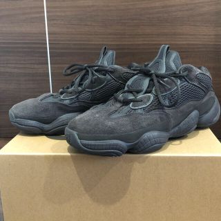 アディダス(adidas)のYEEZY 500 UTILITY BLACK 27.5センチ(スニーカー)